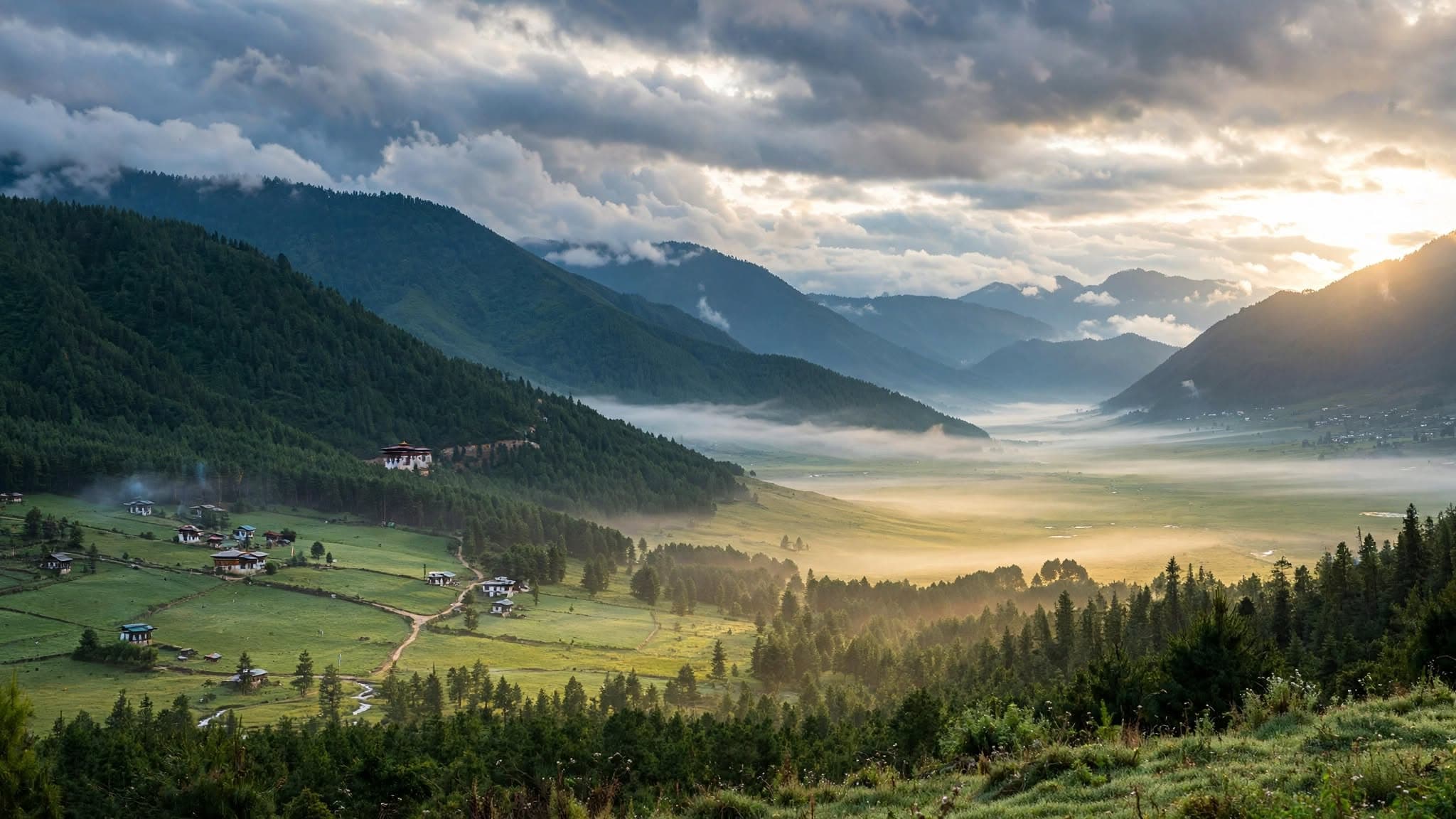 Phobjikha, Bhutan