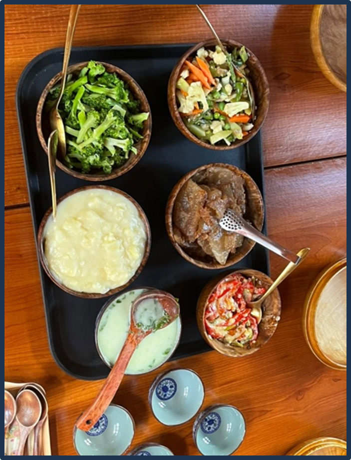 Lunch at Lobesa, Chimmi Lhakhang farmhouse